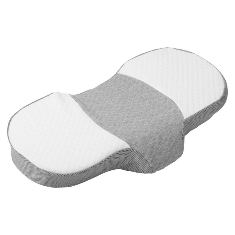 Memory Foam Polyester Cotton Home Neck Support Sleeping Pillow Gray